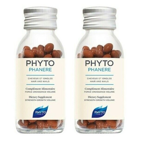 Phytophanere Hair & Nails Dietary Supplements 2 x 120 (240 Caps)- 4 Month Supply