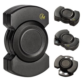 3-in-1 Fidget Toys Adults: Spinner, Slider & Clicker – Magnetic Stainless Steel Bearings for Super-Stable Rotation – Ultimate Stress Relief, Enhanced Focus, and Habit Breaking Companion(Black)
