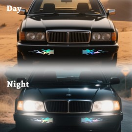 4 Stück reflektierende Blitz Autoaufkleber – Tuning Sticker für Auto, Motorrad, Fahrradrahmen, Helm, Heckscheibe, Truck, Geländewagen & Skateboard – DIY Karosserie Deko Auto Sticker wetterfest