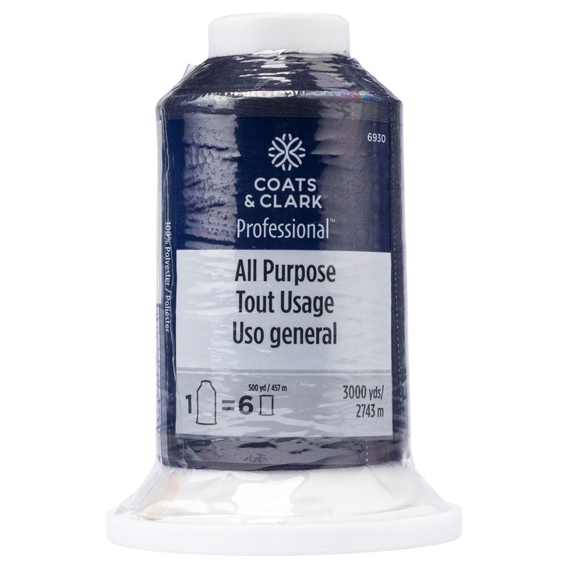 Coats & Clark Professional All Purpose Thread, Navy