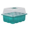 10Pcs Seedling Trays 12 Hole Transparent Adjustable Ventilated Seedling Starter