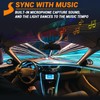 Interior Car LED Strip Lights 470 inches Fiber Optic tubing
