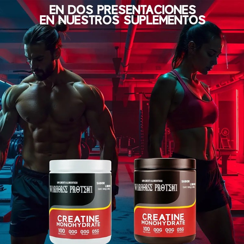 Creatina Monohidratada Warhorse 500 Gramos En Polvo Varios
