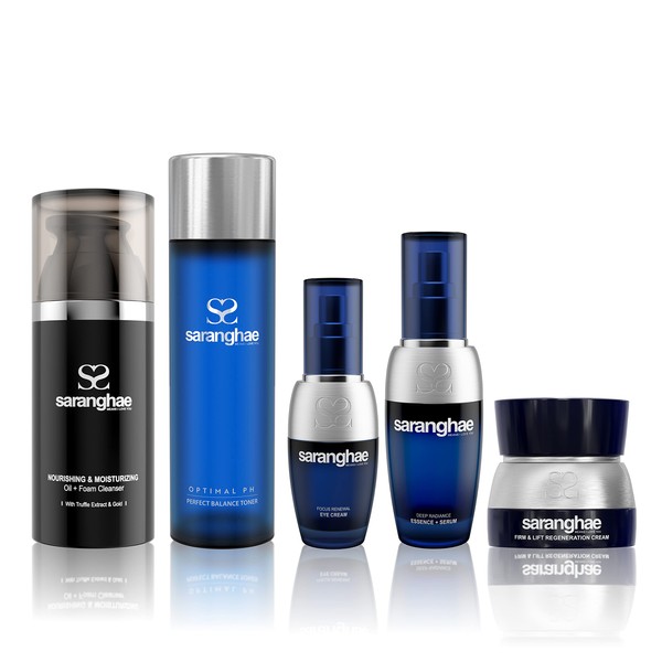 Saranghae Complete 5 Step Anti-Aging System - A CULT FAVORITE! 5 products designed to work in synergy to address root signs of aging to HEAL, REGENERATE and PROTECT your skin. 45 to 90 day supply
