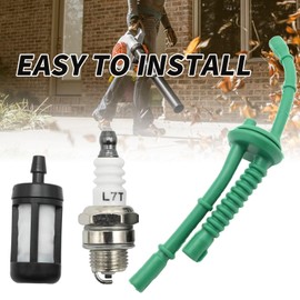 JUUDDENPARTS Fuel Hose Pipe Service, Oil Filter Spark Plug Hose Kit, Replacement for Stihl BG45 BG55 BG65 BG85 SH55 SH85 Blowers FS55