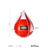 Professional Leather Boxing Speed Ball Red/Medium Leather Speed Ball in