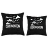 Birdminton Graphic Badminton Player Shuttlecock Sports Smash Throw Pillow