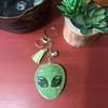 Popfizzy Bling Alien Keychain Accessories for Women and Girls, Rhinestone