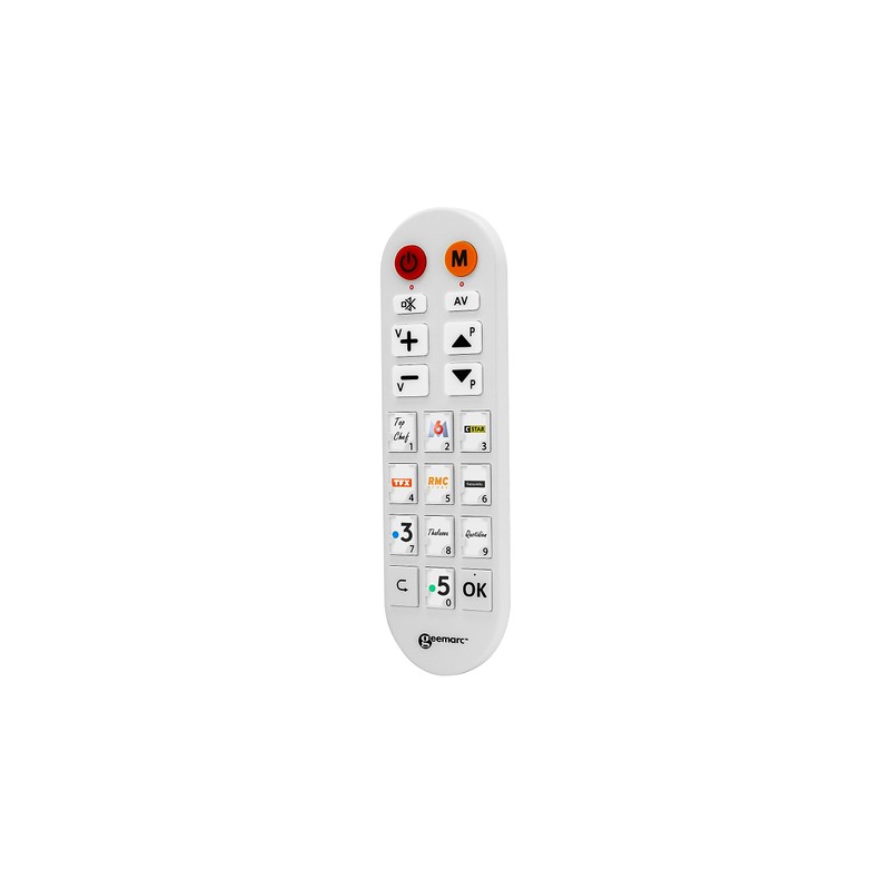 Geemarc TV Photo100 - Universal Remote Control Equipped with 10