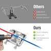 Heavy Duty Aluminum Soldering Clamp with Ceramic Jaw, Adjustable Welding