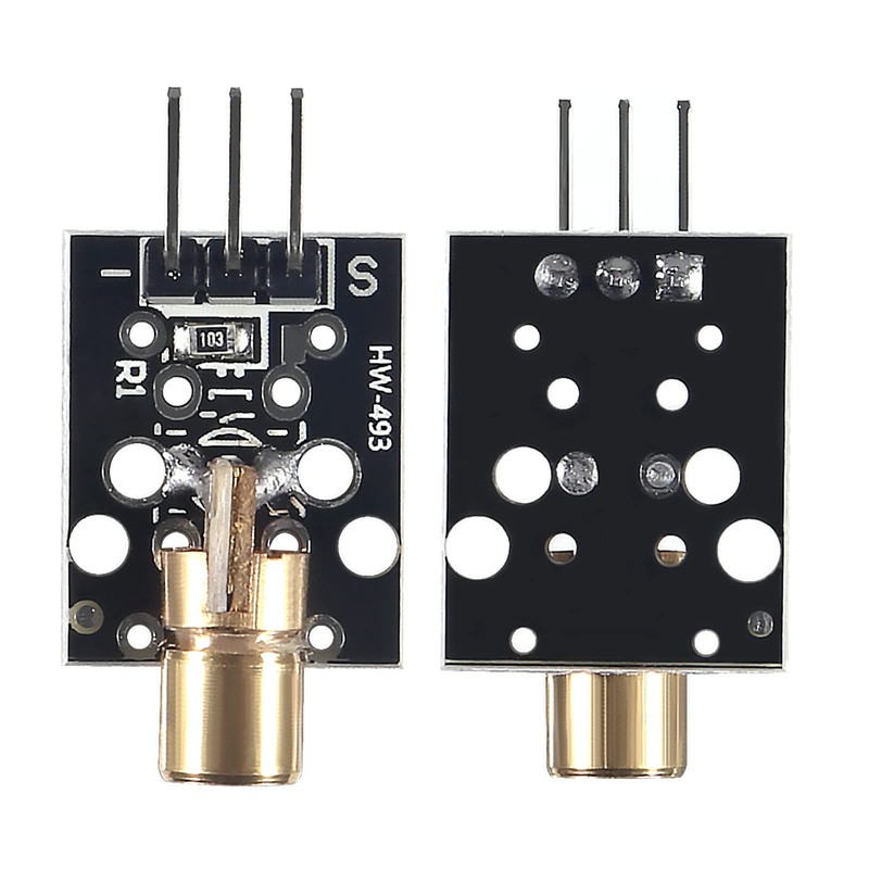 Alinan 4pcs Laser Sensor Module Non-Modulator Tube Laser Receiver Module