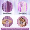 jijAcraft Pink Tinsel Curtain Glitter Party Background, Pink Tinsel Curtains,