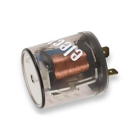 DACIRTY LED Flashing Relay, 12V 20A Two Pin Thickened Round Shell Waterproof Pure Copper Coil Flasher, Replacement Retrofit Accessory, Suitable for Most Cars Motorcycles Yachts (Black)