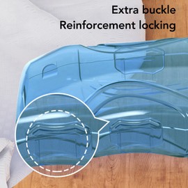 Original Squeeze Proof Food Bag Holder for Toddlers (Blue)