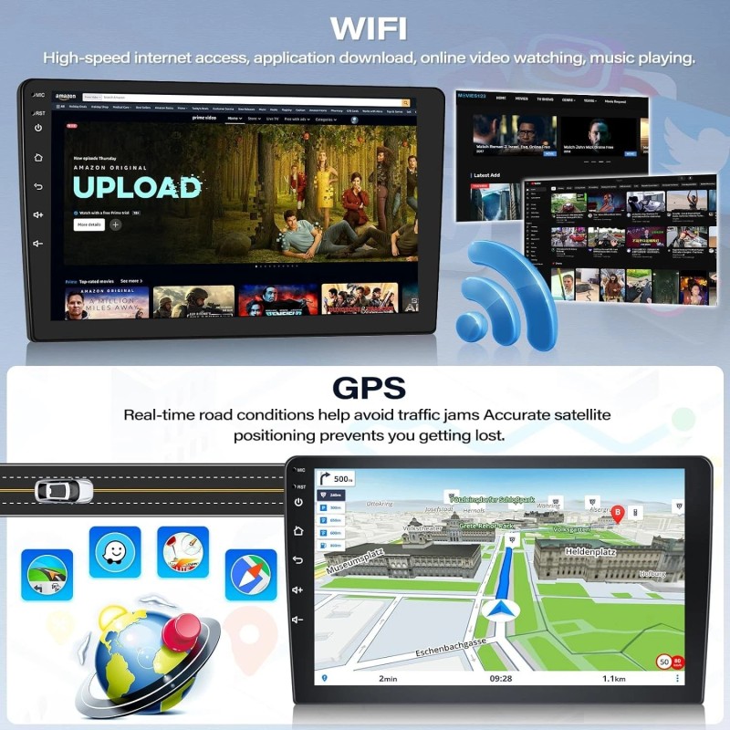 ErsatzProfiOnline 4+64GB For Toyota 4Runner 2003-2009 CarPlay Android 13 Car