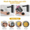 flintronic Pack of 2 Yellow Wall Hooks, Suction Cups, Suction