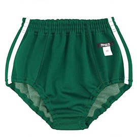 PHYSALIS Gym Shorts D1 Type FSL Middle Cut 1 Line School Sales PE Clothes Sports Bloomer D1, green, 3L