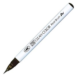 Zig Clean Color Real Brush Paint Marker No.068 - Dark Brown