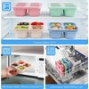 5 Pack Bento Lunch Boxes, 4 Compartment Containers, Divided Snack