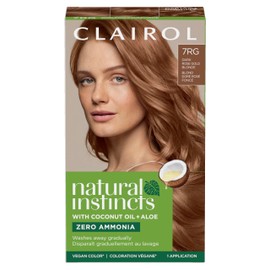 Clairol Natural Instincts Demi-Permanent Hair Dye, 7RG Dark Rose Gold Blonde Hair Color, Pack of 1