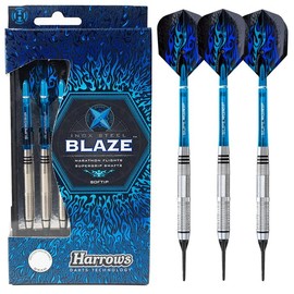 Harrows Blaze INOX Softtip Darts Set (Style B) (16, Grams)