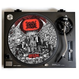 Universal Napalm Death Turntable Slipmat for Vinyl Records, Punk Rock, Grindcore, Thrash
