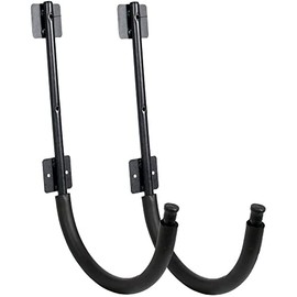 Seattle Sports Kayak Wall Cradle Hooks - Heavy Duty Wall Mount Hanger Rack for Kayaks and Paddle Boards - 200lb Capacity, Black