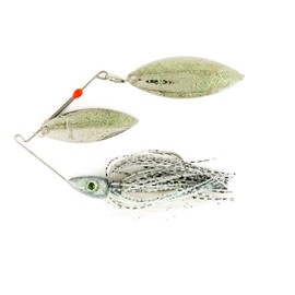 Nichols señuelos pulsador escama de Metal Doble Sauce spinnerbait, Green Tilapia, 3/4-Ounce
