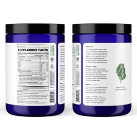 Ora Organic Greens Powder - Vegan, Gluten-Free, Organic Super Greens Drink for Energy and Detox | Antioxidants & Adaptogenic Herbs | 20+ Superfood Greens Blend - Citrus Flavor, 30 Servings