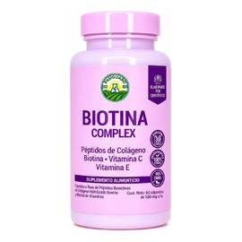 Biotina Pasiguaro  Vitaminas Y Colágeno 60 Caps Belleza