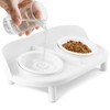 Bartuke Elevated Cat Bowls, Tilted Rised Cat Food and Water