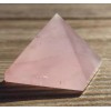 NATURAL ROSE QUARTZ SMALL GEMSTONE PYRAMID 20-22mm