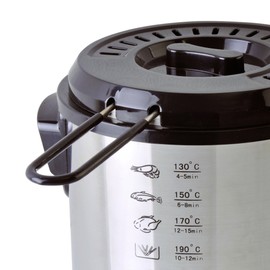 Brentwood DF-701 Electric Deep Fryer, 1-Liter, Stainless Steel