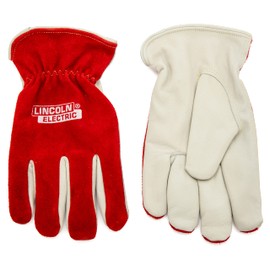 Lincoln Electric Grain Leather and Split Cowhide Metal Working Glove - X Large