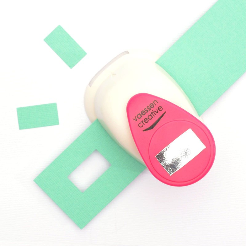 Vaessen Creative Craft Paper Punch - Rectangle - 1,2 x