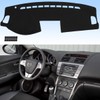AUQDD Dashboard Cover Flannel Dash Mat Custom Compatible with 2009