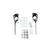 Pair Of Black Universal Fork Mount Headlight Brackets To Fit