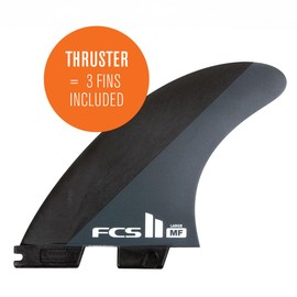 FCS2 Mick Fanning MF Neo Carbon THRUSTER TRI FIN / FS2 Surfboard Surfing Short LARGE-CARBON