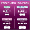 Poise 48 ct POISE ULTRA Thin Pads/Reg. Length/Light Absorbency Bladder