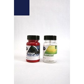 ColorRite Two-Ounce Bottle for Volvo C70 Automotive Touch-up Paint - Magic Blue Metallic Clearcoat 467 - All-Inclusive Package