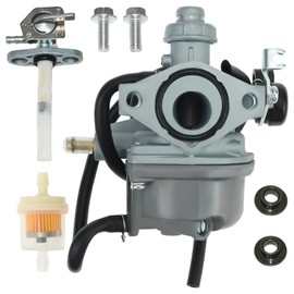Carbman CRF110F Carburetor Compatible with Honda CRF 110F 2013-2019 Dirt Bike 16100-KYK-912 Carb with Fuel Petcock Valve
