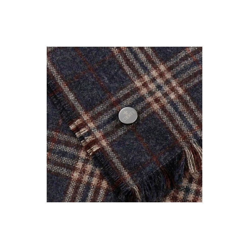 LIERYS Dancosta Wool Scarf - Checked - Virgin Wool Cashmere