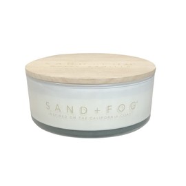 Sand + Fog Scented Candle - White Vanilla - Additional Scents and Sizes – 100% Cotton Lead-Free Wick - Luxury Air Freshening Jar Candles - Perfect Home Décor for Your Cocktail Table – 34 oz