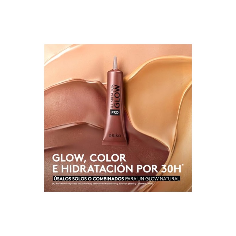 ésika – Iluminador Líquido Glow Pro 13 g | Efecto