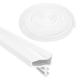 10 m Door Seal Room Door Seal, Door Frame Seal Window Seal PVC Door Seals for Wooden Frames Door, Rubber Seal Sealing Tape Waterproof Sound Insulation and Collision Avoidance