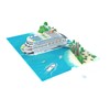 MOKIO MOKIO® Pop-Up Karte Reise – Kreuzfahrschiff – 3D Grußkarte
