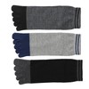 Champion CMSCX302 Socks (3 Pairs) Antibacterial Deodorization Non-Pile, 5 Toe