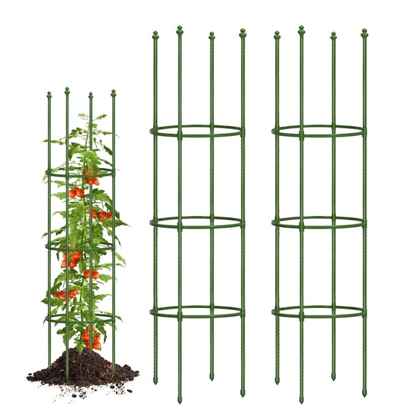 Breeze Touch 2 Pack Tomato Support Cages, Up to 59