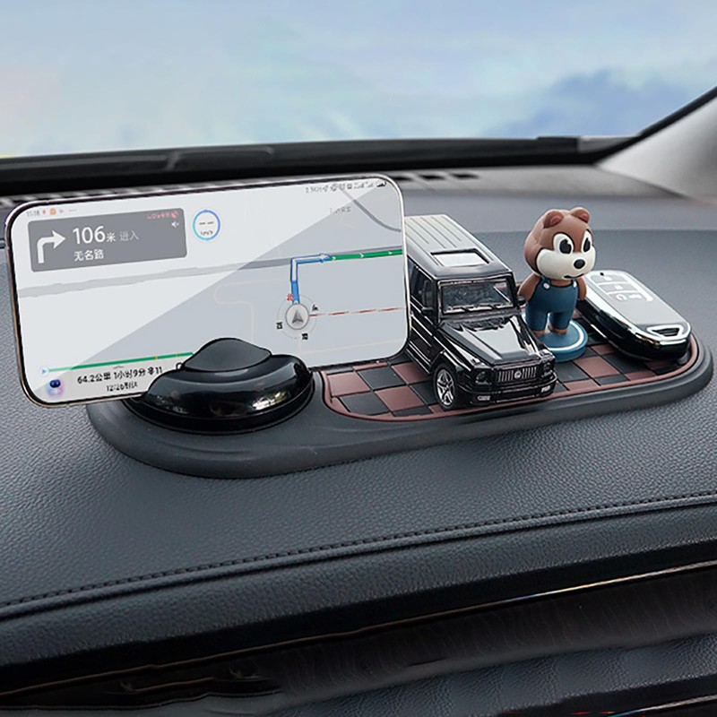 Multifunction Car Anti Slip Mat, Auto Universal Phone Holder, Rotatable