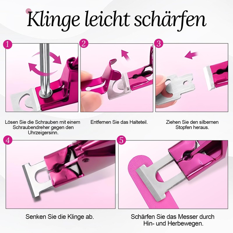 YUWJOOWEE False Nail Clippers Gel Nails Set with 10 Magnets